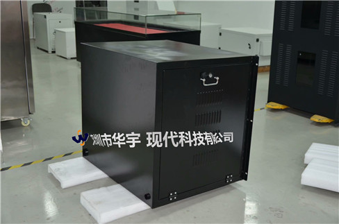 我司21號(hào)發(fā)貨浙江，為浙江某公司提供定制款恒溫恒濕戶外投影儀安裝柜(圖3)