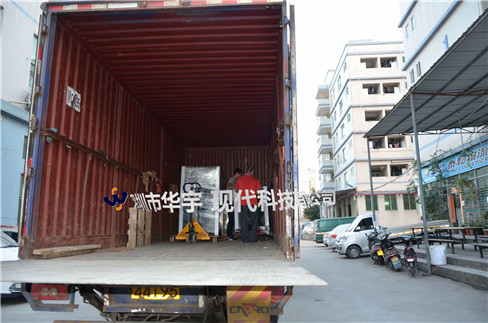 我司21號(hào)發(fā)貨浙江，為浙江某公司提供定制款恒溫恒濕戶外投影儀安裝柜(圖4)